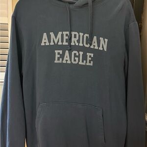 American Eagle Outfitters Blue Hoodie for Men